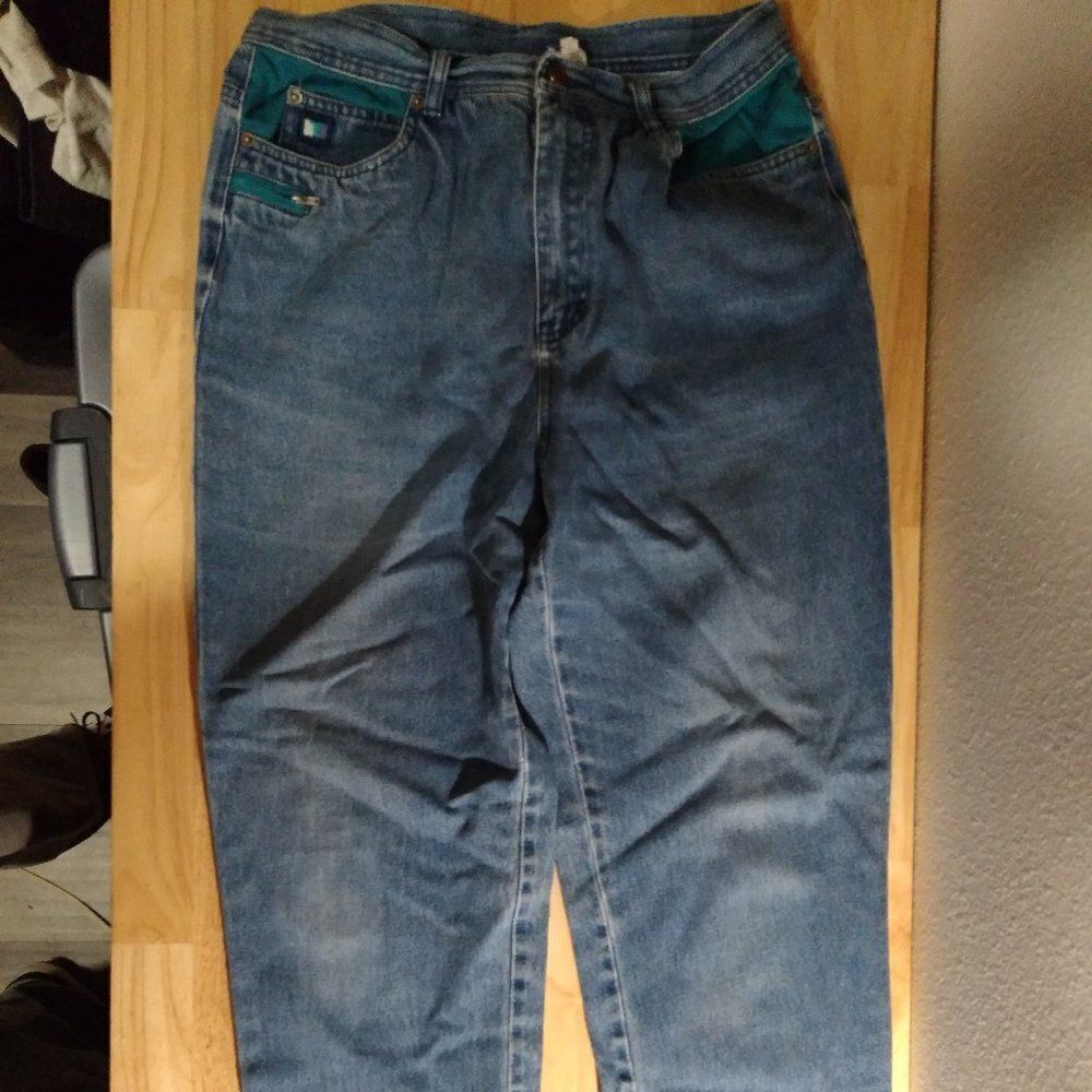 Vintage Together! Tapered High Rise Denim Jeans - Picture 3 of 7